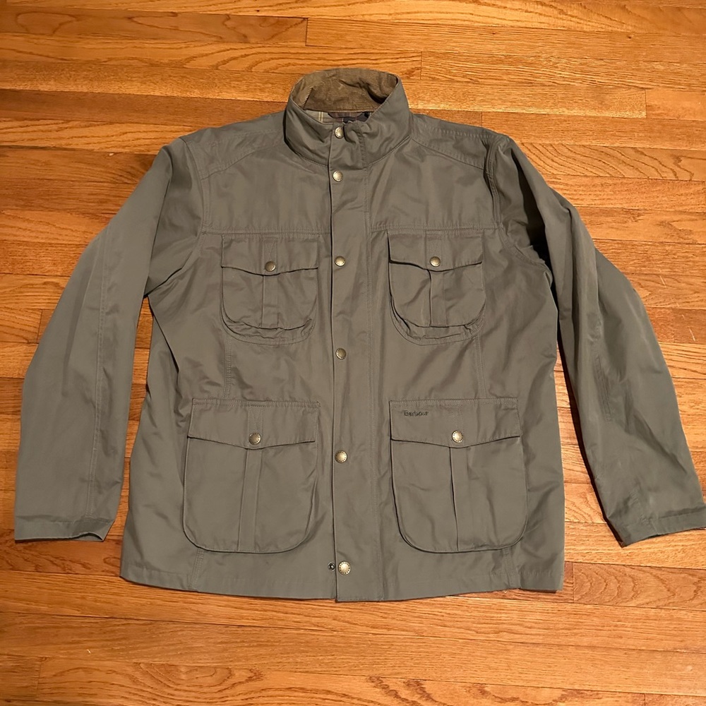 Men’s Barbour Sanderling Causal Fern Jacket NWOT